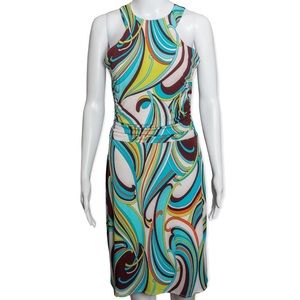 Y2K Funky Abstract Patterned Summer Dress